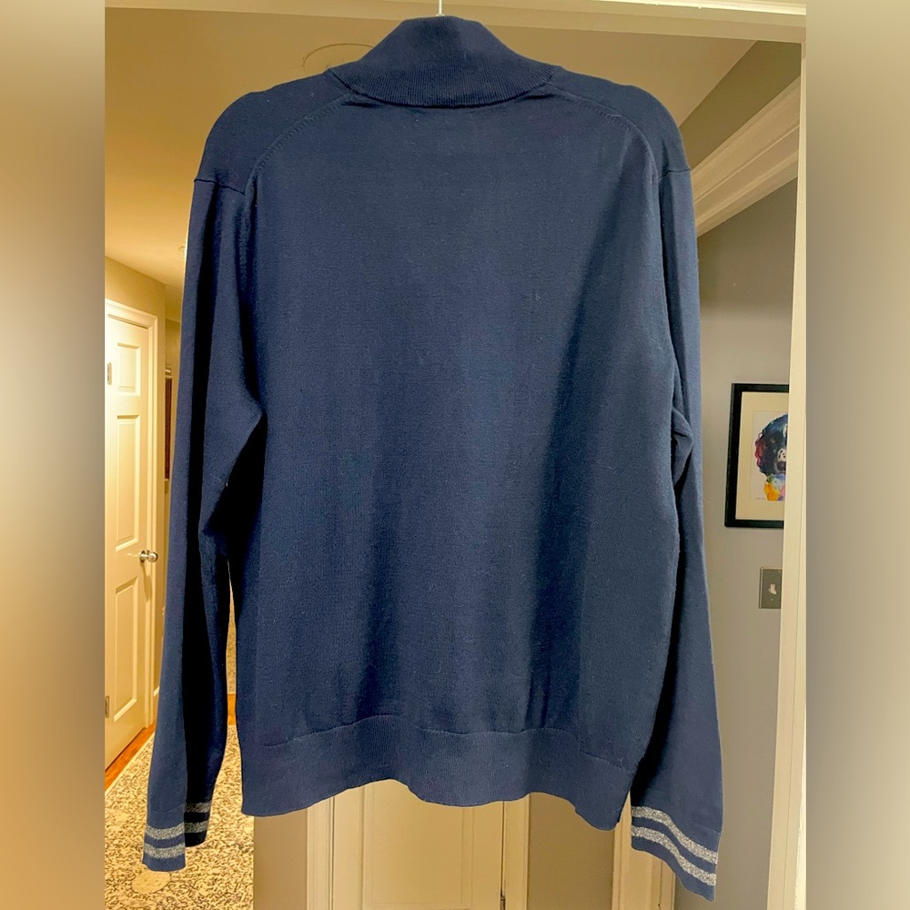 Men’s Banana Republic Cotton Cashmere Quarter Zip Pullover